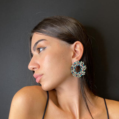 Palestro Milano Orecchini Ghirlanda Natalizia Classic