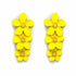 Palestro Milano Orecchini Giallo Sole Cascata di Tre Fiori