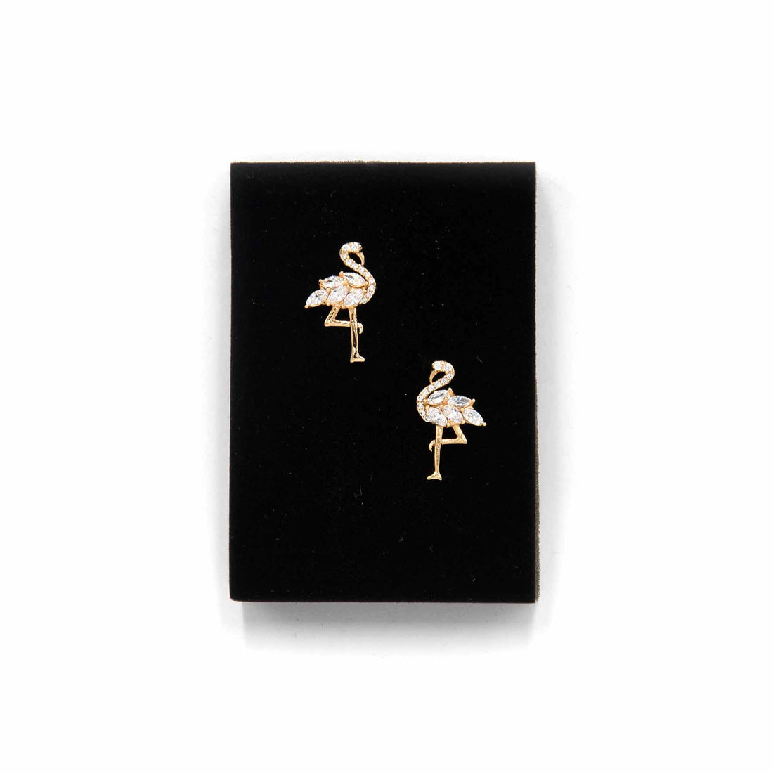 Palestro Milano Orecchini Gold Baby flamingos