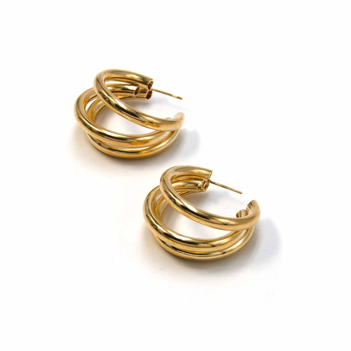 Palestro Milano Orecchini Gold Lucido Tribus