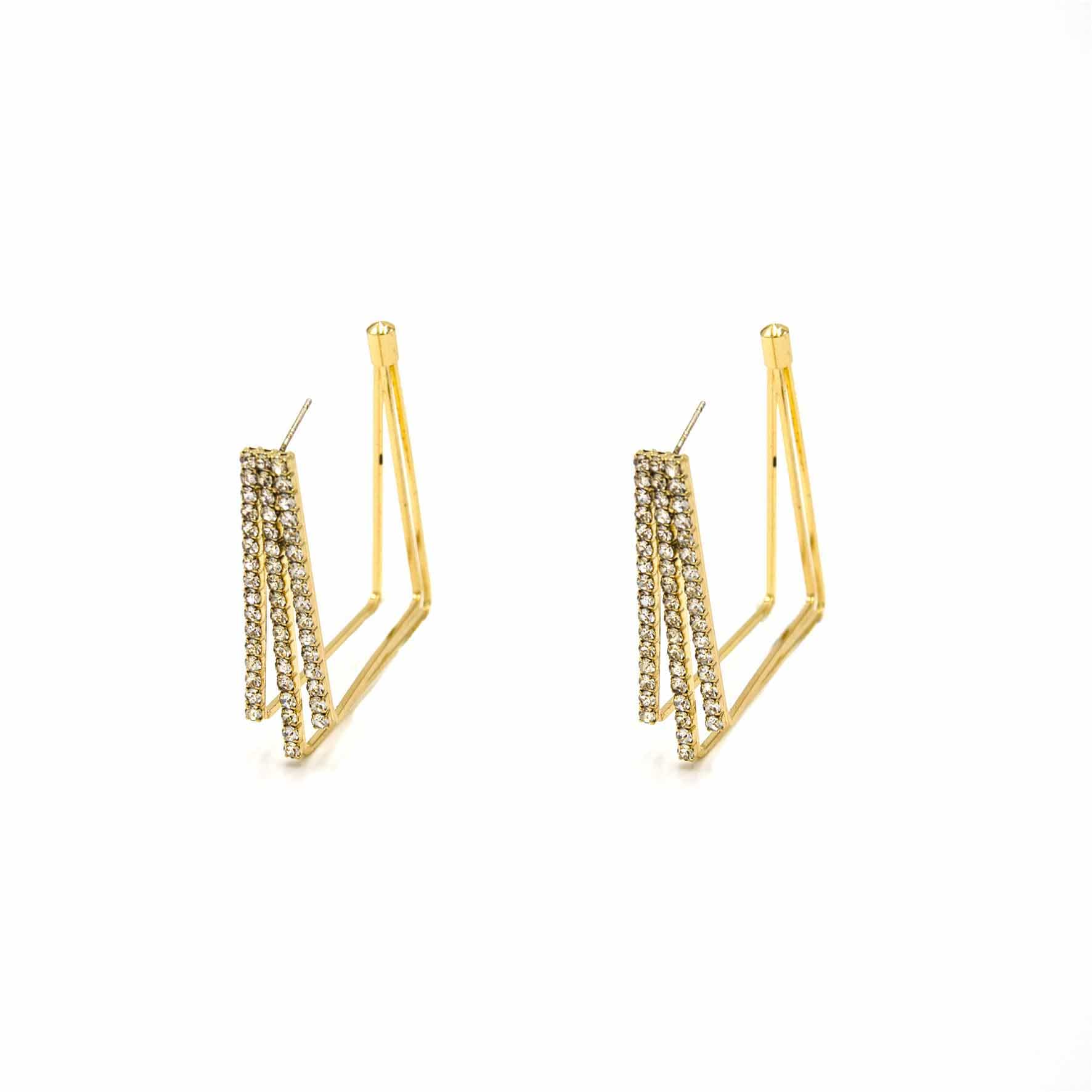 Palestro Milano Orecchini Gold Quadrum