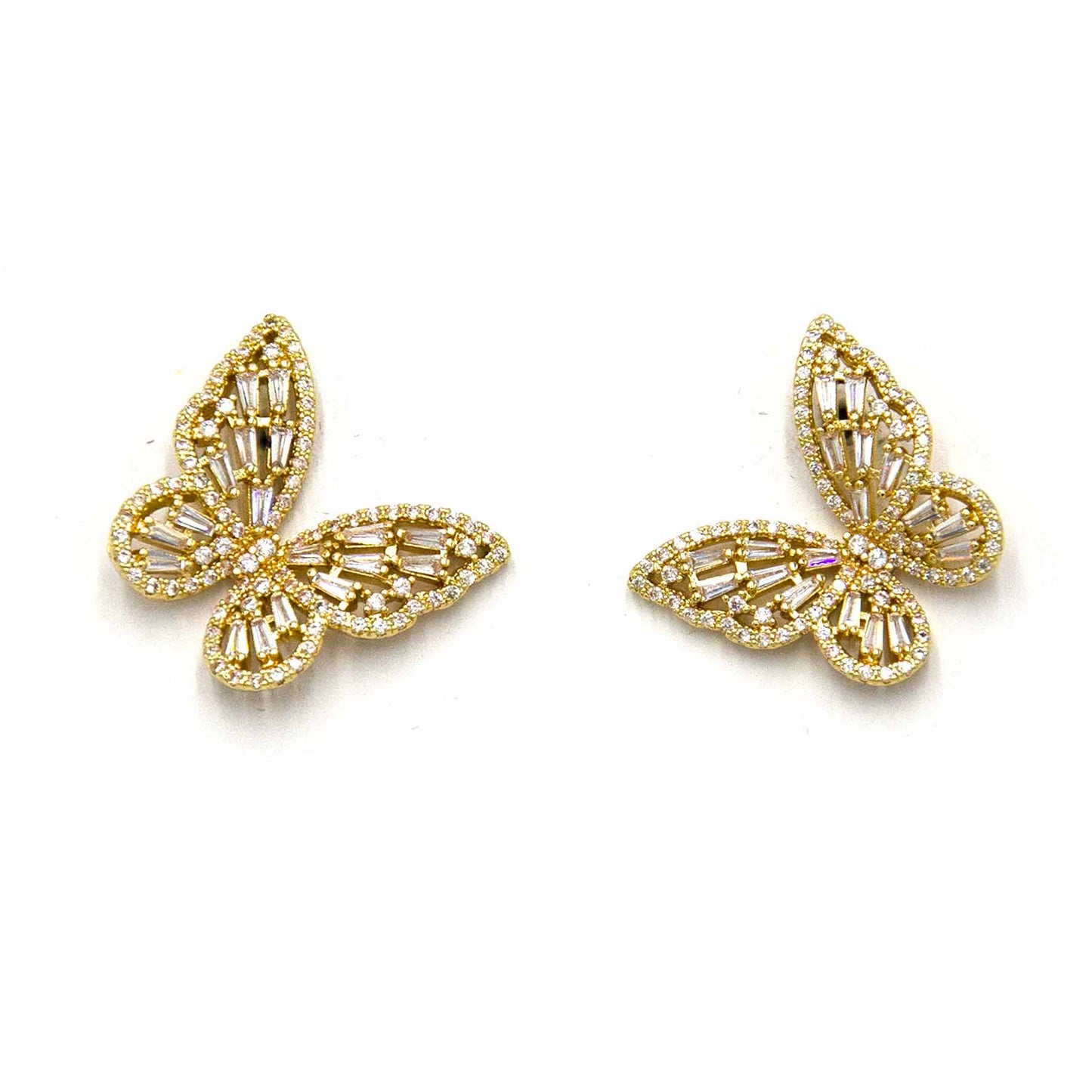 Palestro Milano Orecchini Gold Silver Baby Farfalle