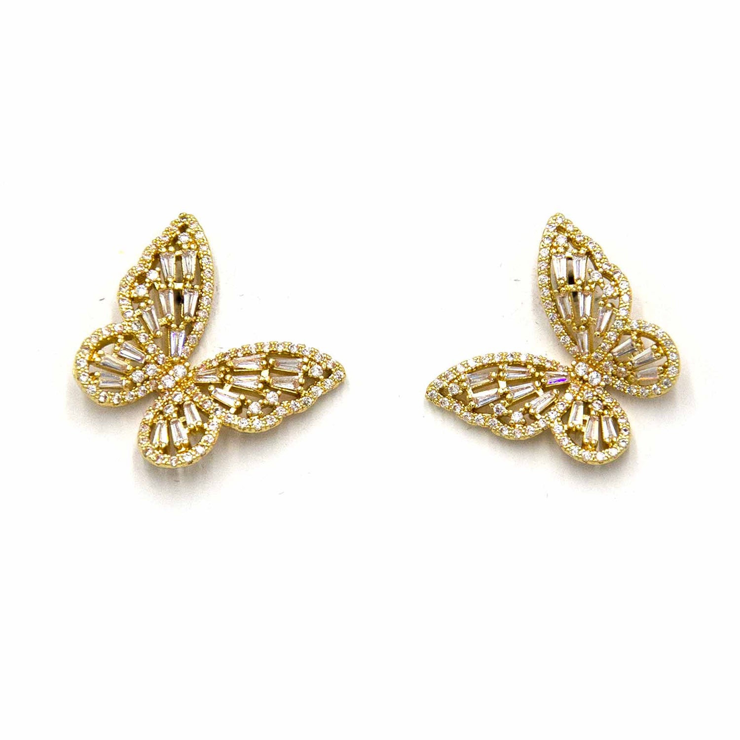 Palestro Milano Orecchini Gold Silver Baby Farfalle