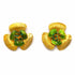 Palestro Milano Orecchini Gold Verde Narciso