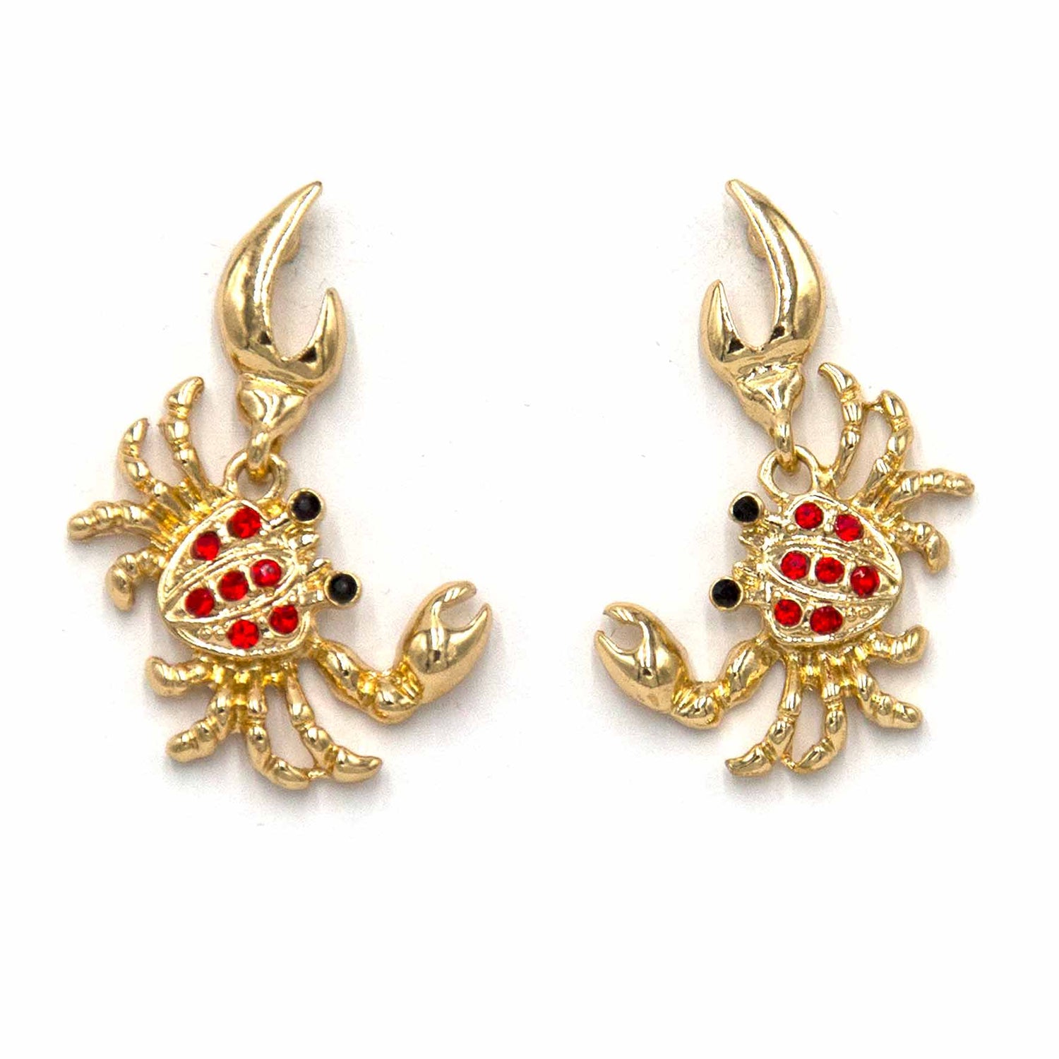Palestro Milano Orecchini Granchi Gold Plated