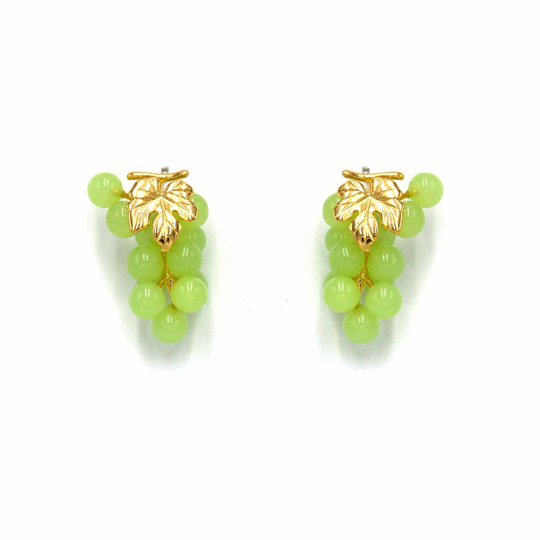 Palestro Milano Orecchini I love Green Grappoli d&