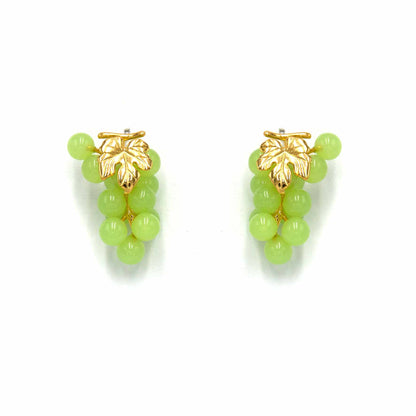 Palestro Milano Orecchini I love Green Grappoli d&
