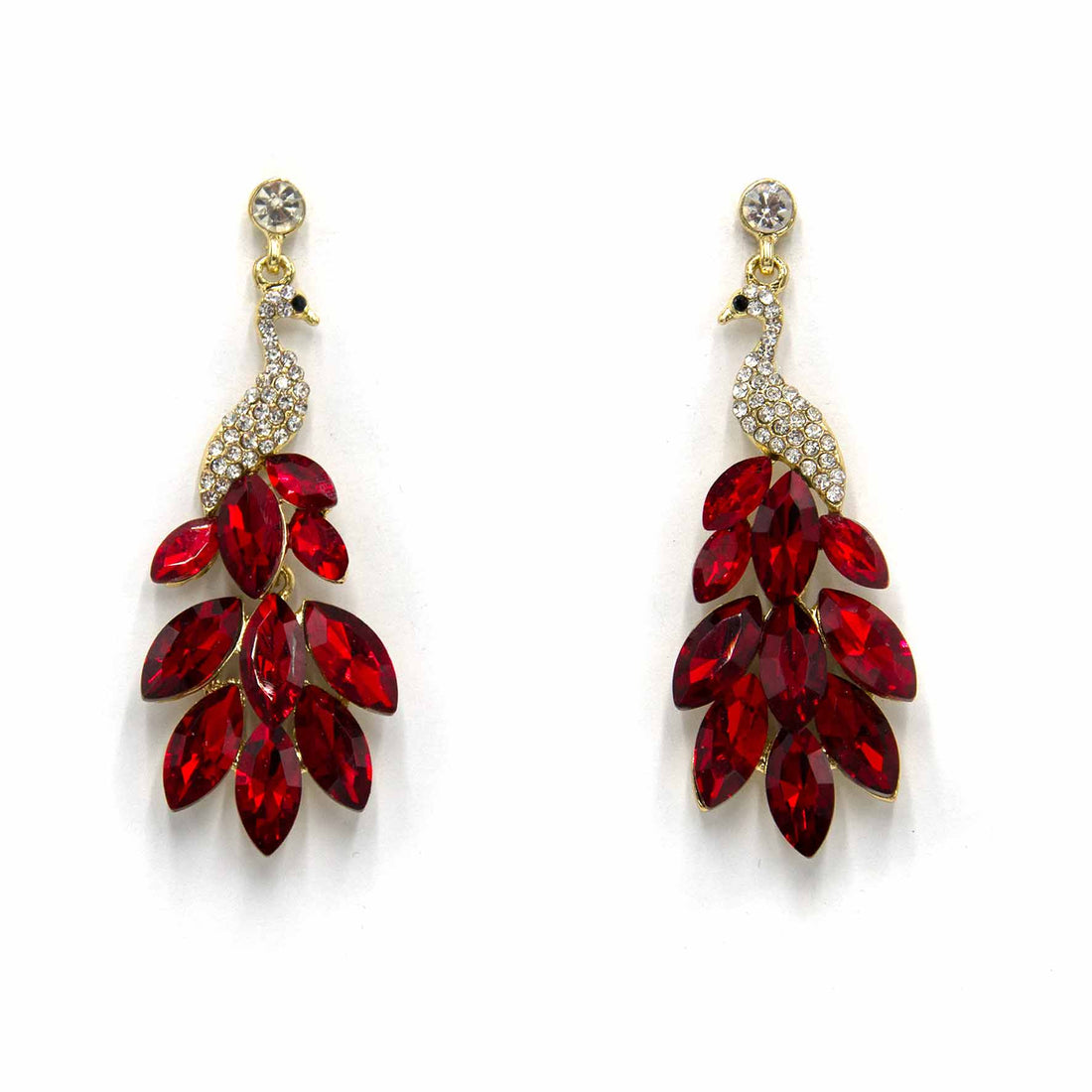 Palestro Milano Orecchini I love Red Pavone