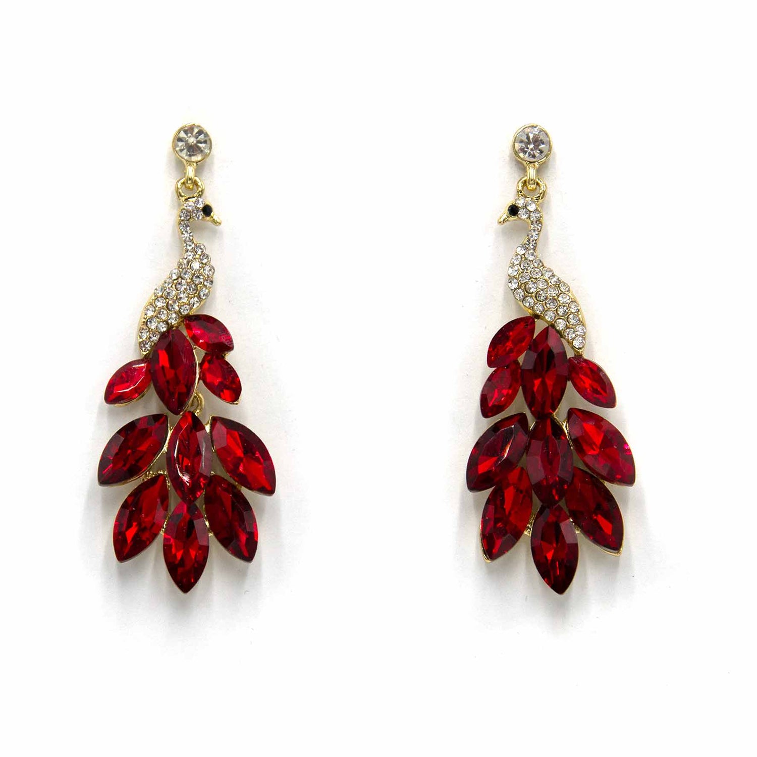 Palestro Milano Orecchini I love Red Pavone