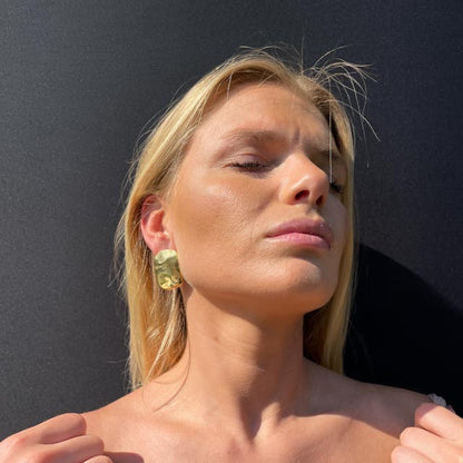 Palestro Milano Orecchini Luna Gold Plated