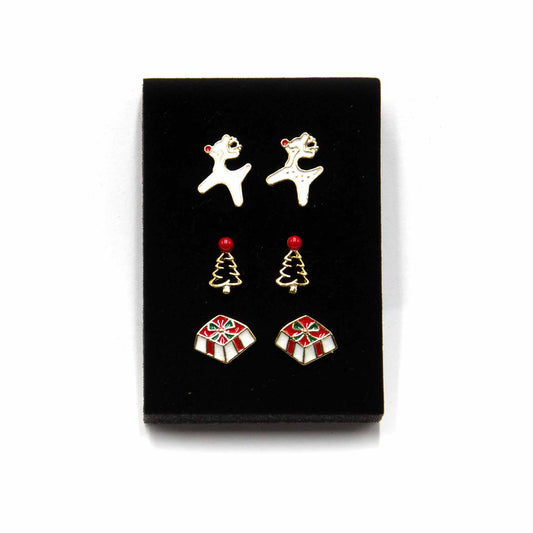 Palestro Milano Orecchini Magic Trio Renna Bianca