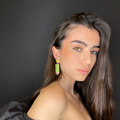 Palestro Milano Orecchini Matite