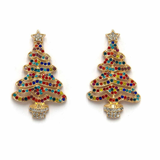 Palestro Milano Orecchini Multicolor Alberello di Natale