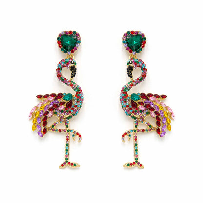 Palestro Milano Orecchini Multicolor Flamingos
