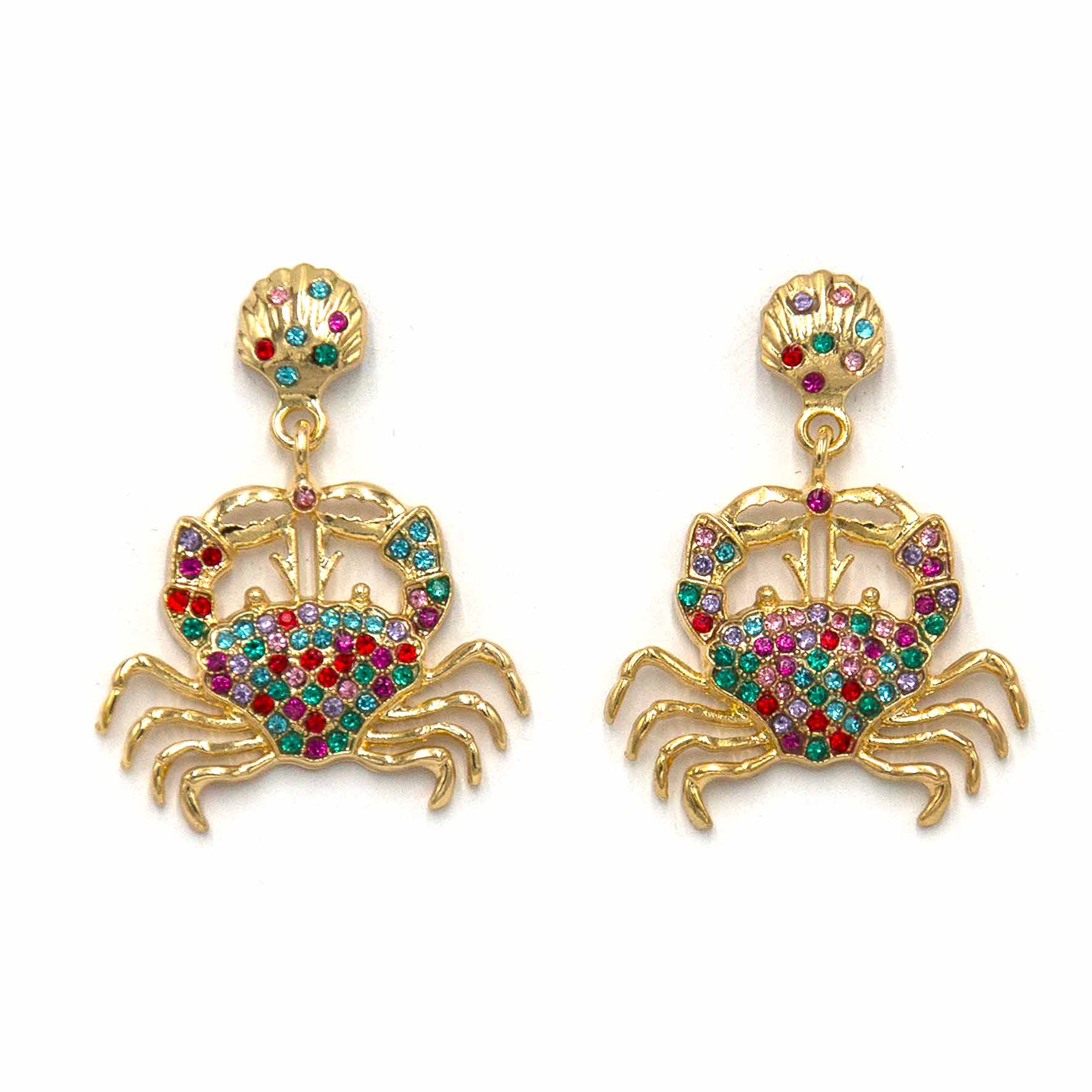 Palestro Milano Orecchini Multicolor Granchietti
