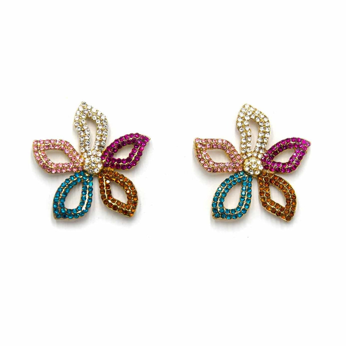 Palestro Milano Orecchini Multicolor - turchese/arancio Arcobaleno