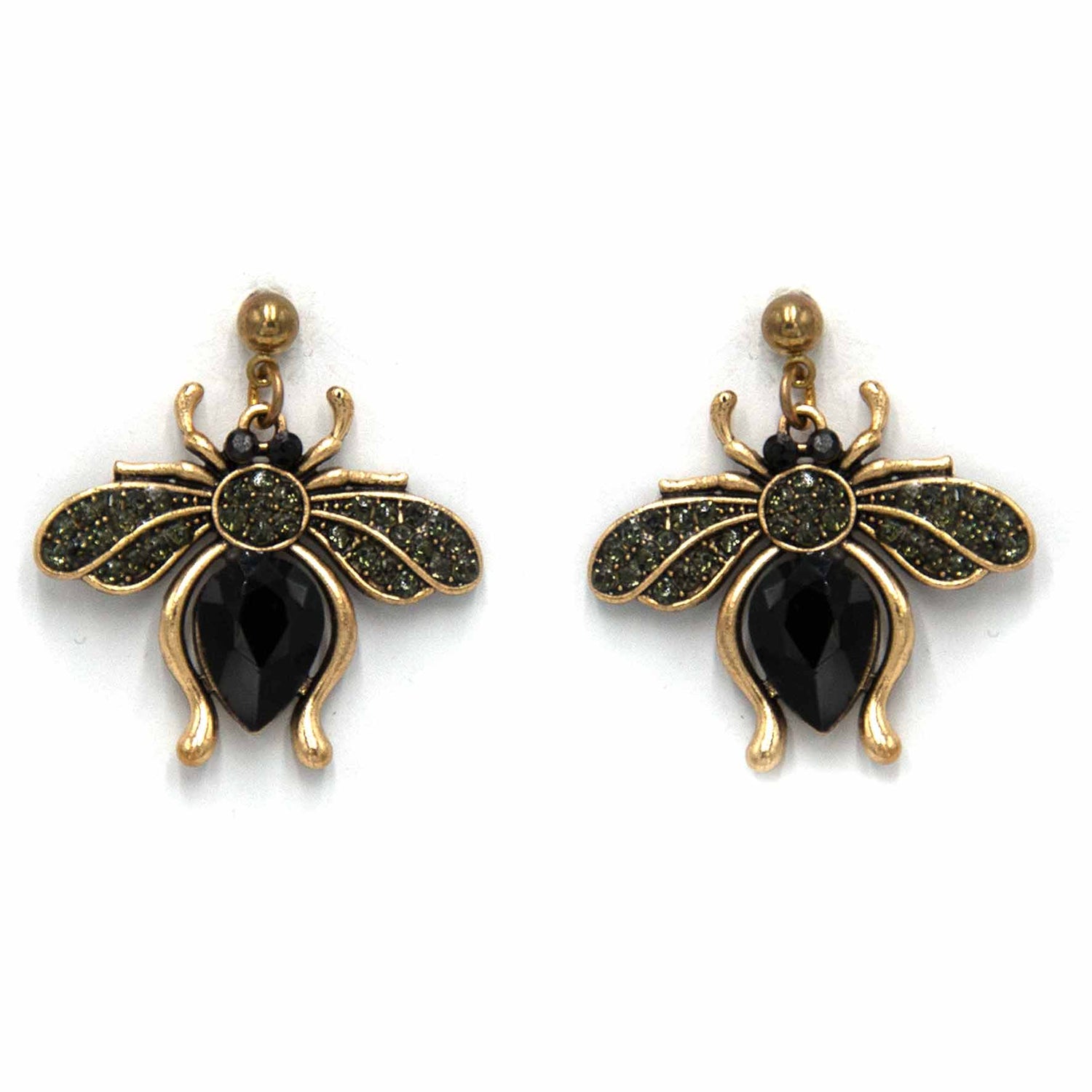 Palestro Milano Orecchini Nero Ape pendente