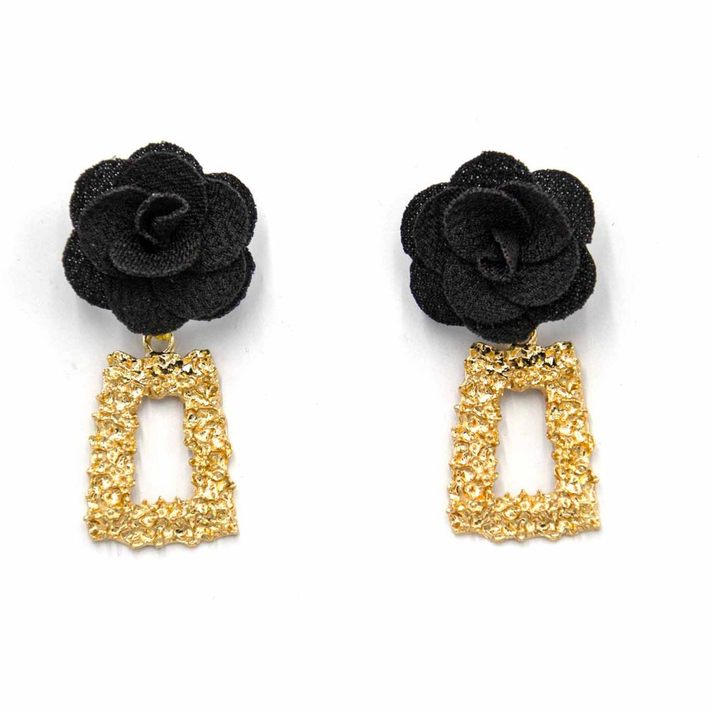 Palestro Milano Orecchini Nero Peonie