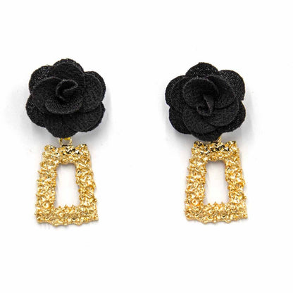 Palestro Milano Orecchini Nero Peonie