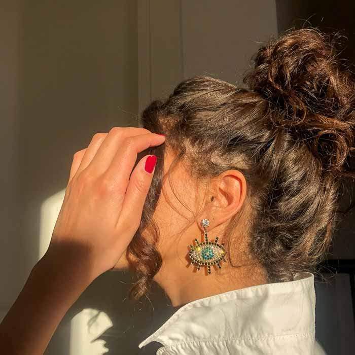 Palestro Milano Orecchini Occhi Azzurri