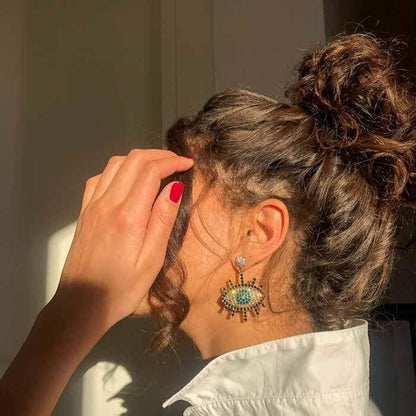 Palestro Milano Orecchini Occhi Azzurri