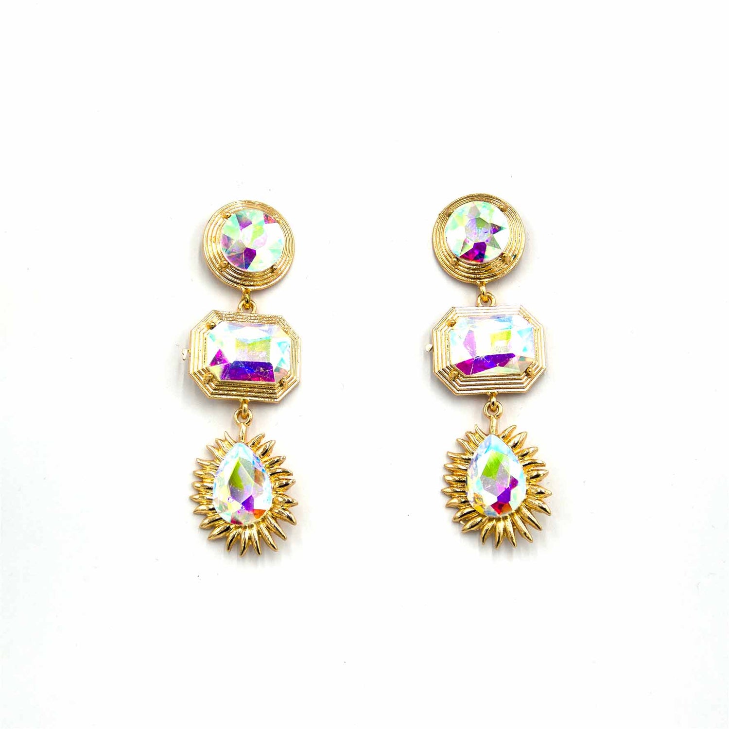 Palestro Milano Orecchini Opalescente Gemme Orientali