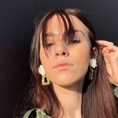 Palestro Milano Orecchini Peonie