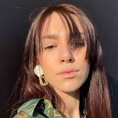 Palestro Milano Orecchini Peonie