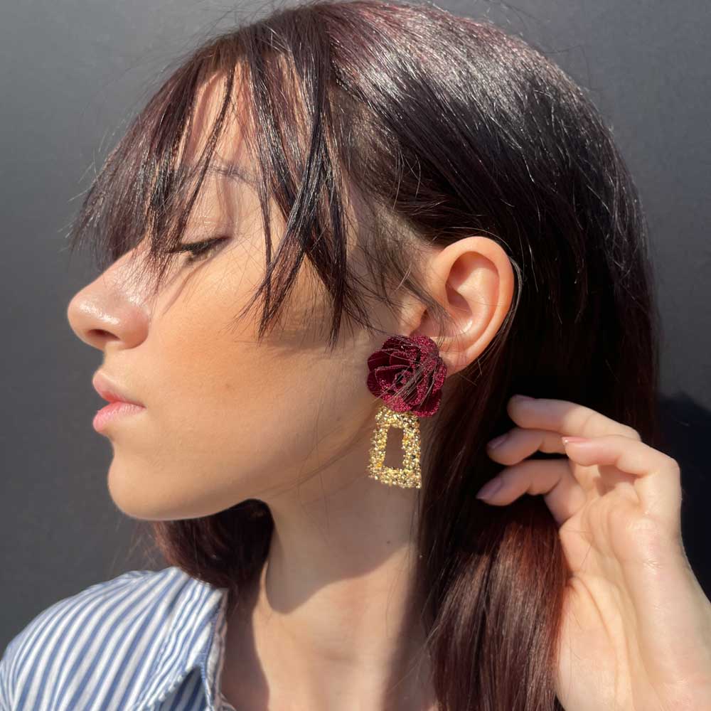 Palestro Milano Orecchini Peonie