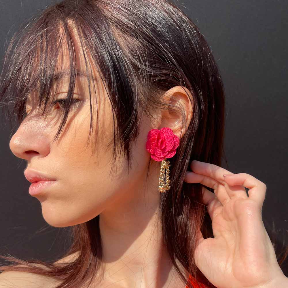 Palestro Milano Orecchini Peonie