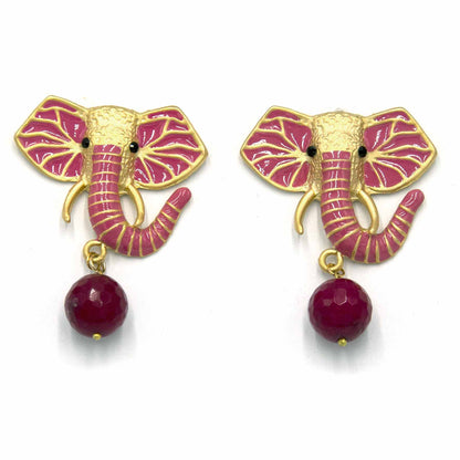 Palestro Milano Orecchini Pink Elefante