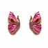 Palestro Milano Orecchini Pink Farfalle colorate