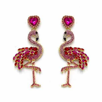 Palestro Milano Orecchini Pink Flamingos