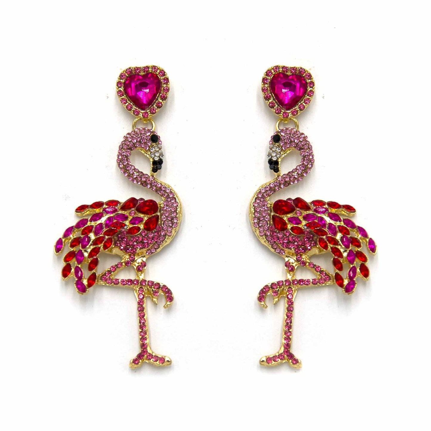 Palestro Milano Orecchini Pink Flamingos