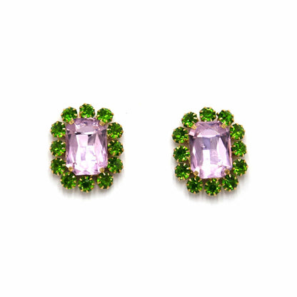 Palestro Milano Orecchini Pink-Green Specchio delle mie brame