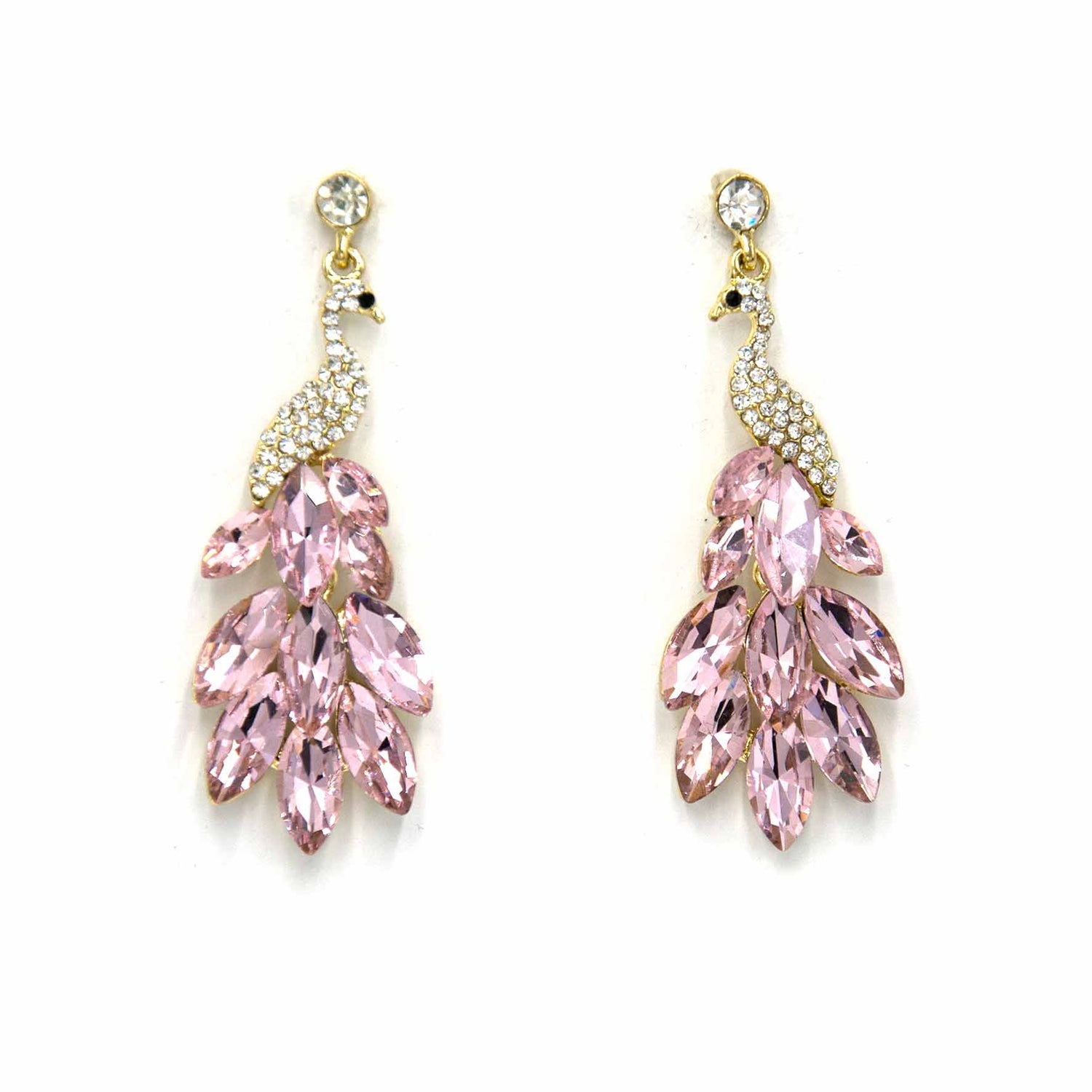 Palestro Milano Orecchini Pink Pavone