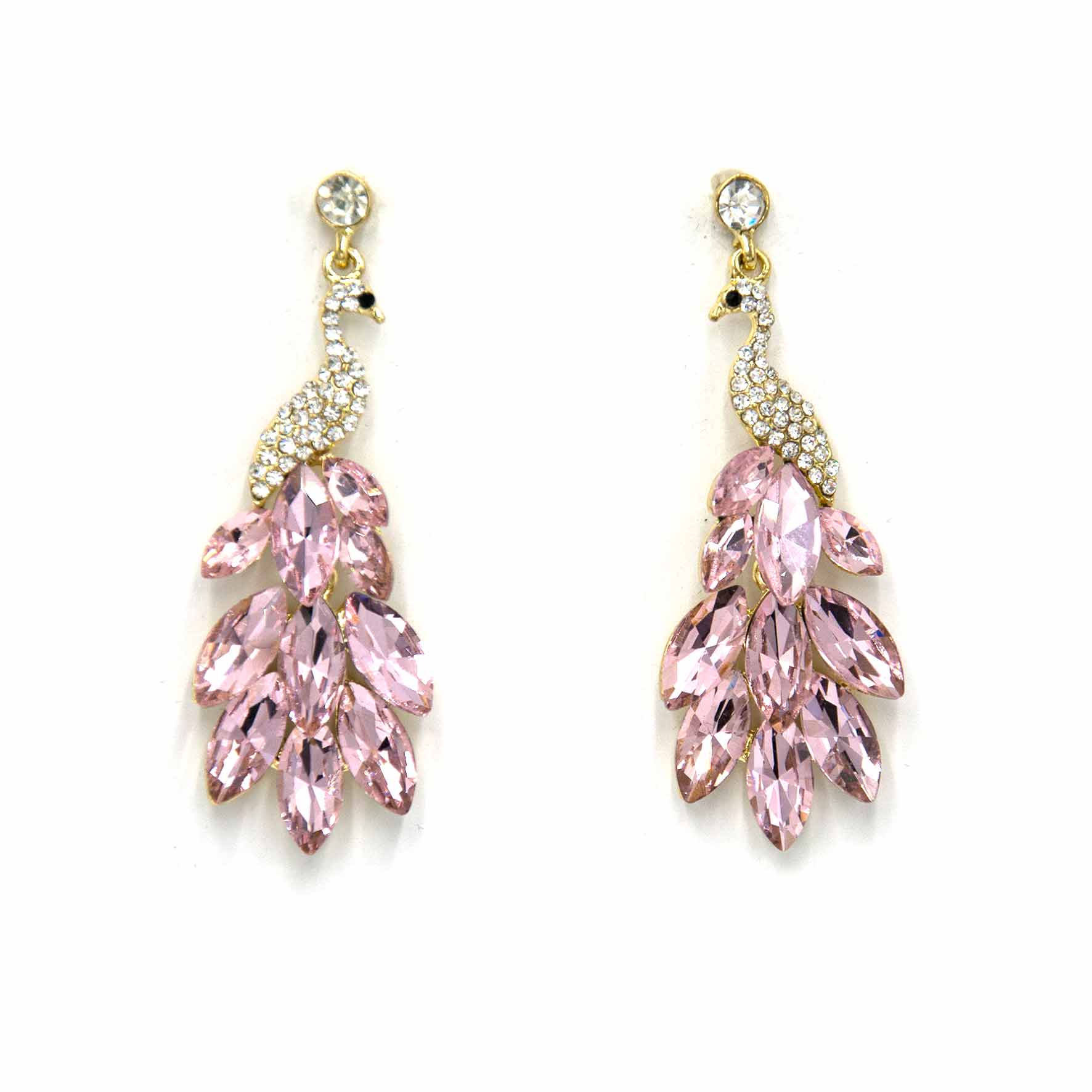 Palestro Milano Orecchini Pink Pavone