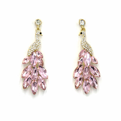 Palestro Milano Orecchini Pink Pavone
