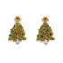 Palestro Milano Orecchini Pino con palline di Natale