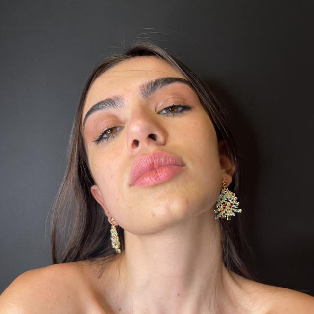 Palestro Milano Orecchini Pino Natalizio