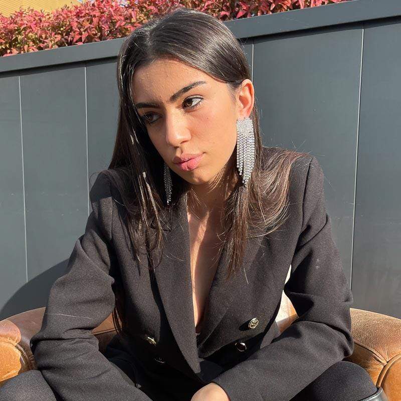 Palestro Milano Orecchini Pioggia di Brillanti