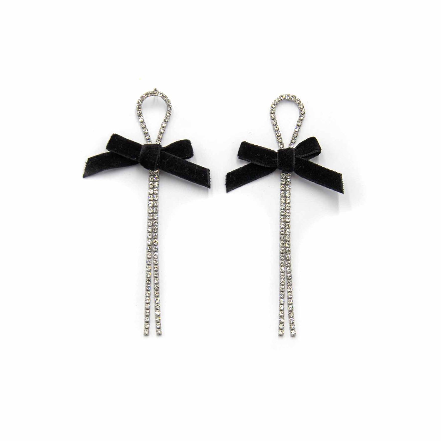 Palestro Milano Orecchini Pioggia di Strass