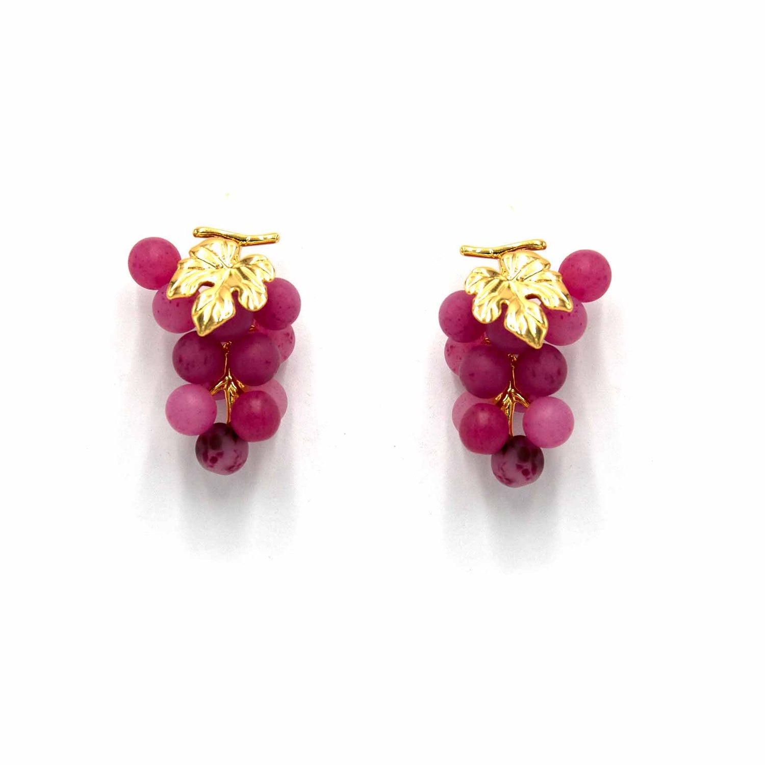 Palestro Milano Orecchini Purple Grappoli d&