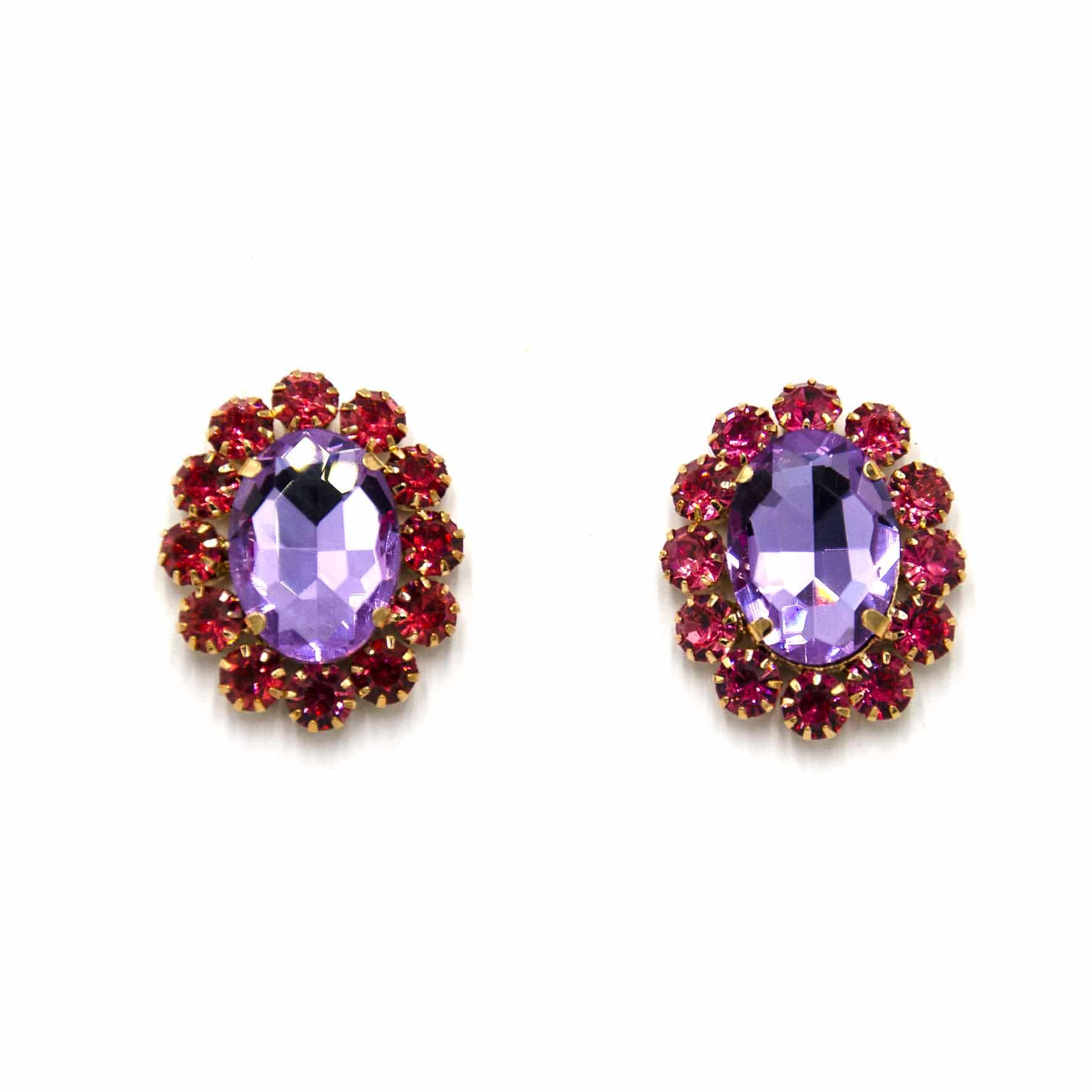 Palestro Milano Orecchini Purple-Pink Specchio delle mie brame