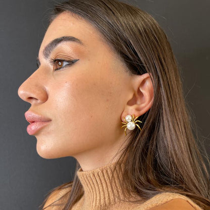 Palestro Milano Orecchini Ragnetti Perla