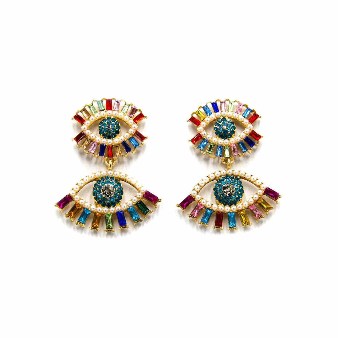 Palestro Milano Orecchini Rainbow Doppi Occhi