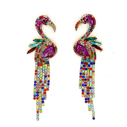 Palestro Milano Orecchini Rainbow Fenicotteri