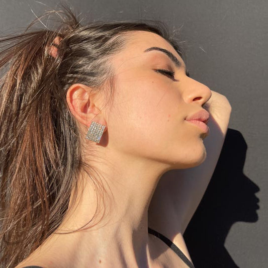 Palestro Milano Orecchini Rettangoli Preziosi