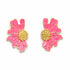 Palestro Milano Orecchini Rosa barbie Fiori d&