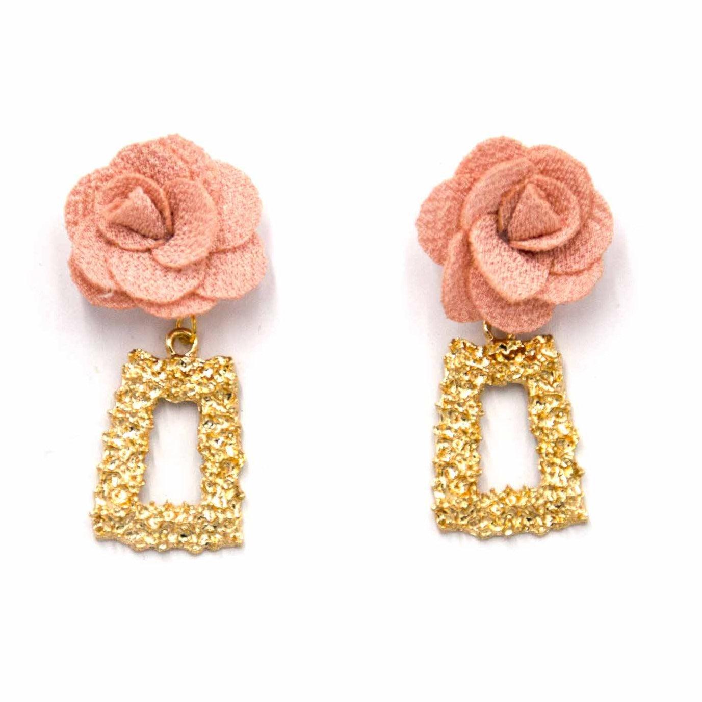 Palestro Milano Orecchini Rosa Chiaro Peonie